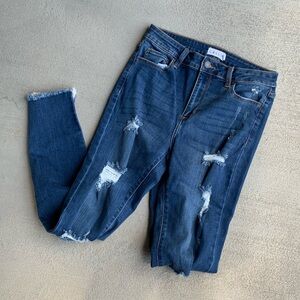 Cello skinny distressed jeans